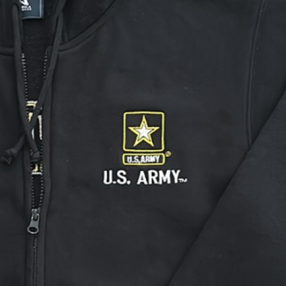 ARMY Full Zip Fleece Hoodie - Picture 5 of 9